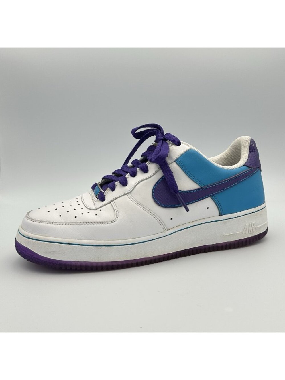 Nike Air Force 1 Laser Blue Samurai Pack Sneakers Men's Size 9 White 315122-151